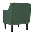 Ver imagem 4 de Kit 2 Poltronas Decorativas Clássica Pés Trapézio Suede Verde - Ds Estofados