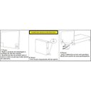 Ver imagem 4 de Cabeceira Mais Calçadeira Baú Casal King 195cm Para Cama Box Paris Suede Preto - DS Móveis