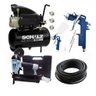 COMPRESSOR AR 8,5PÉS PRATIC CSI 25L + KIT COMPLETO SCHULZ - 1