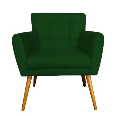 Poltrona Decorativa Onix Suede Verde - DS Móveis
