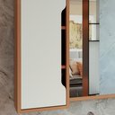 Ver imagem 3 de Conjunto 3 Peças Banheiro Bn3600x44x45 Amendoa Branco