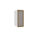 Ver imagem 1 de Aéreo Maleiro Alto de 1 Porta com Tela 36cm Linha Modulado Adapt N540 Kappesberg - Branco/nogueira