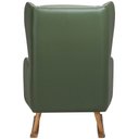 Ver mais imagens de Poltrona de Amamentação Balanço Base Milka Liz D02 Couríssimo Tramado Verde C-296 C-120 - Lyam Decor