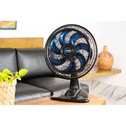 Ventilador de Mesa Arno ve70 X-treme 40cm 7 Pás Preto e Azul 127v - 3