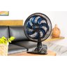 Ventilador de Mesa Arno ve70 X-treme 40cm 7 Pás Preto e Azul 127v - 3
