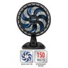 Ventilador de Mesa Arno ve70 X-treme 40cm 7 Pás Preto e Azul 127v - 2