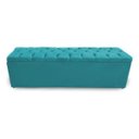 Ver imagem 7 de Cabeceira Mais Calçadeira Baú Casal Queen 160cm Para Cama Box Sofia Suede Azul Turquesa - DS Mó