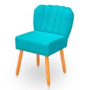 Ver imagem 5 de Kit Cadeira Pétala para Sala de Jantar Confortável e Reforçada Suede