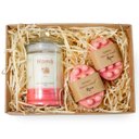 Ver imagem 4 de Kit Presente Vela Aromática e Sabonetes - Harmonia Romã Ramim Aromas Presente Bem-estar