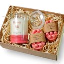 Ver imagem 3 de Kit Presente Vela Aromática e Sabonetes - Harmonia Romã Ramim Aromas Presente Bem-estar