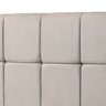 Cabeceira Solteiro Roma 90cm Para Cama Box Suede Bege - DS Móveis - 2