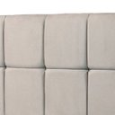 Ver imagem 2 de Cabeceira Solteiro Roma 90cm Para Cama Box Suede Bege - DS Móveis