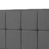 Cabeceira Solteiro Roma 90cm Para Cama Box Suede Cinza - DS Móveis - 2