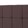 Cabeceira Solteiro Roma 90cm Para Cama Box Suede Marrom - DS Móveis - 2