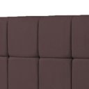 Ver imagem 2 de Cabeceira Solteiro Roma 90cm Para Cama Box Suede Marrom - DS Móveis