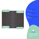 Ver imagem 4 de Kit 2 Bandeja Esteira para Braço de Sofá Decorativa Lisa Marrom