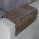 Ver imagem 6 de Kit 2 Bandeja Esteira para Braço de Sofá Decorativa Lisa Marrom