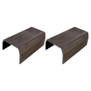 Kit 2 Bandeja Esteira para Braço de Sofá Decorativa Lisa Marrom