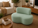 Ver imagem 2 de Poltrona Sofá 2 Lugares Organica Decorativa - Menta