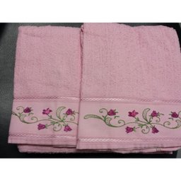 Jogo de Toalha 4pçs Florais Valletex Charme - 1