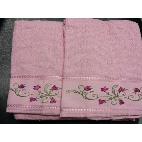 Jogo de Toalha 4pçs Florais Valletex Charme