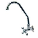 Ver imagem 1 de Torneira de Cozinha Bica Móvel Parede C-35 Metal