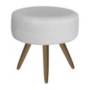 Ver imagem 1 de Puff Banqueta Redonda Corino Branco