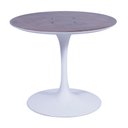 Ver imagem 1 de Base Mesa Saarinen Tulip Jantar Redonda Branca - 124 a 150cm