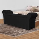 Ver imagem 4 de Calçadeira Baú Para Cama Box Casal Queen 160cm Cancun Suede Cores - DS Estofados - Preto