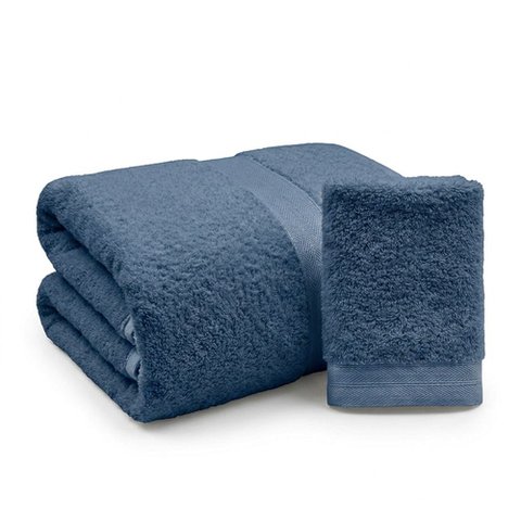 Jogo de Toalhas de Banho e Rosto Super Soft 2 Peças Algodão Super Macio Premium Casa Dona