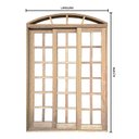 Ver imagem 7 de Porta Balcão de Correr de Madeira Cedro Arana Purgato Arco Bat.14 Cm- 2.35 (a) X 1.20 (l)