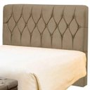 Ver imagem 1 de Cabeceira de Cama Box Casal King 195cm Istambul Suede Bege - DS Estofados