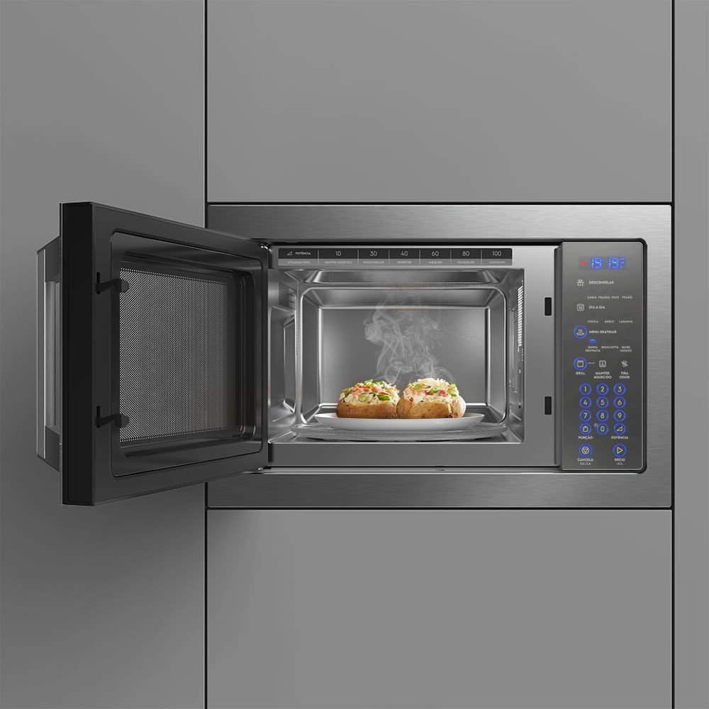 FORNO MICROONDAS ELECTROLUX 34LT INOX HOME PRO 127V MX43T 54341HBA189 - 5