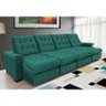 Sofá Coliseu 4.00m Retrátil e Reclinável Super Pillow - Verde - 1