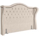 Ver imagem 2 de Cabeceira Cama Box Casal King 195 cm P05 Lisboa Linho Cru - Lyam Decor