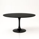 Ver imagem 1 de Mesa de Jantar Tulipa Saarinen Redonda 90 Cm Mármore São Gabriel