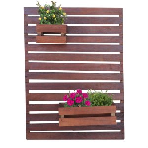 Floreira Jardim Vertical 80 Cm X 100 Cm Madeira Demolição Móveis Brasil