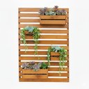 Ver imagem 1 de Floreira Jardim Vertical 80 Cm X 100 Cm Madeira Demolição Móveis Brasil
