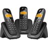 Telefone sem Fio C/ Identificador de Chamadas + 2 Ramais Ts3 - 2