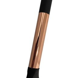 Escumadeira em Silicone Preto e Rose Gold - Casambiente UTSI116 - 4