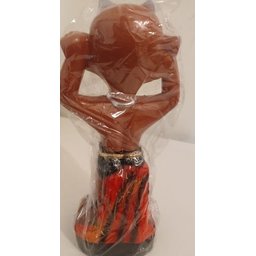 Imagem Exu Mirim Brasinha Escultura Gesso Estatua 25 Cm - 5