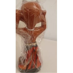 Imagem Exu Mirim Brasinha Escultura Gesso Estatua 25 Cm - 3