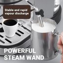 Ver imagem 4 de Amzchef Máquina de Café Expresso 20 Bar com Vaporizador de Leite (prata)