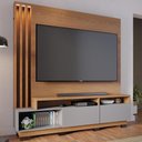 Ver imagem 6 de Estante Painel para Tv 65 Pol com Led Alencar C04 Freijó Cinza Fosco - Lyam Decor