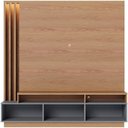 Ver imagem 1 de Estante Painel para Tv 65 Pol com Led Alencar C04 Freijó Cinza Fosco - Lyam Decor