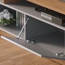 Ver imagem 4 de Estante Painel para Tv 65 Pol com Led Alencar C04 Freijó Cinza Fosco - Lyam Decor
