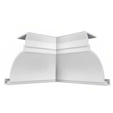Canto Interno Clique Nobre Branco com 4 Peças - 710.1 - Plasbil Cantoneira Interna Clique Nobre Bran