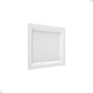 Painel Recuado de Embutir Teto Quadrado Branco Led 3000k Luz Quente 36w Bivolt 40x40