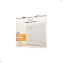 Ver imagem 2 de Painel Recuado de Embutir Teto Quadrado Branco Led 3000k Luz Quente 36w Bivolt 40x40