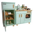 Ver imagem 2 de Cozinha Infantil Completa com Geladeira Verde Claro Fabrink